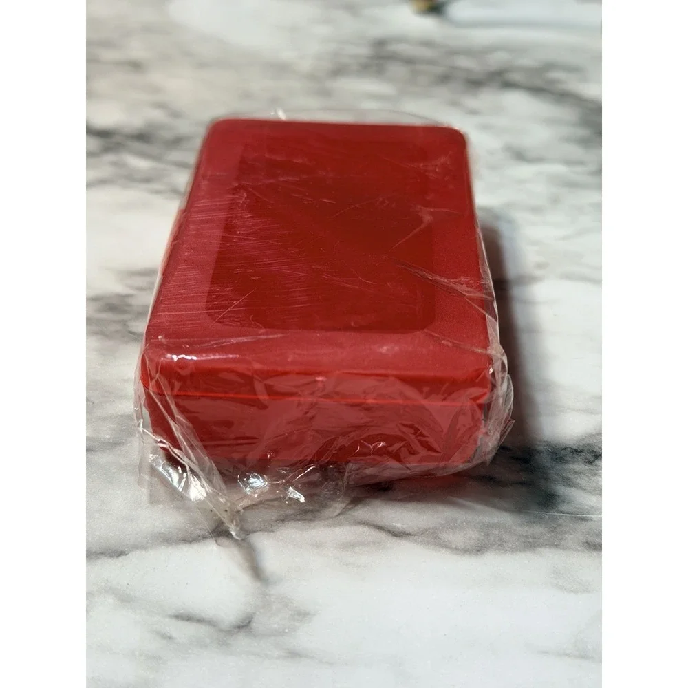 2 PILL/RING/COIN TRAVEL CONTAINERS 6 COMPARTMENTS ATTACHED DIVIDERS 3
